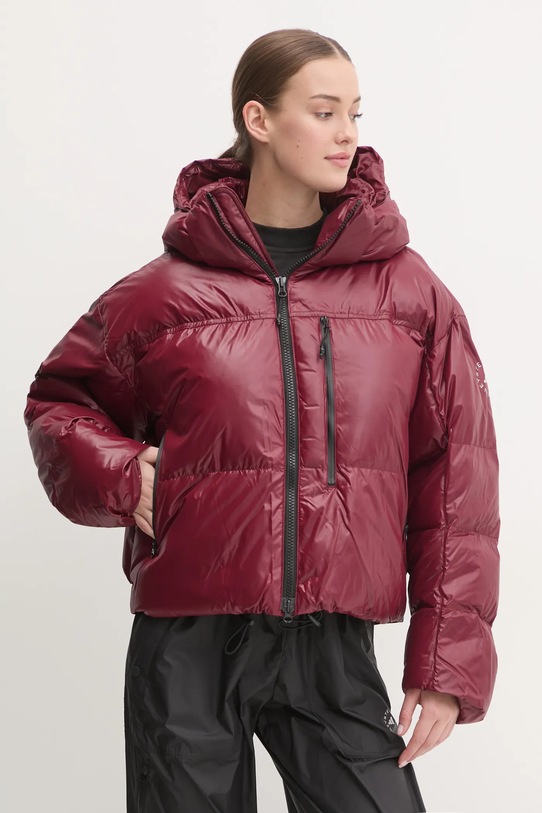 adidas by Stella McCartney kurtka pozostałe bordowy IW3843