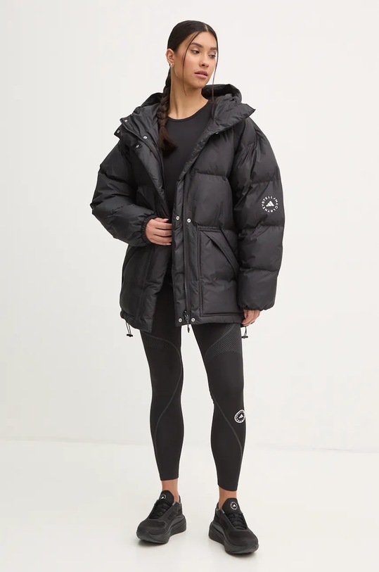 Dvostrana jakna adidas by Stella McCartney IW9844 crna AW24