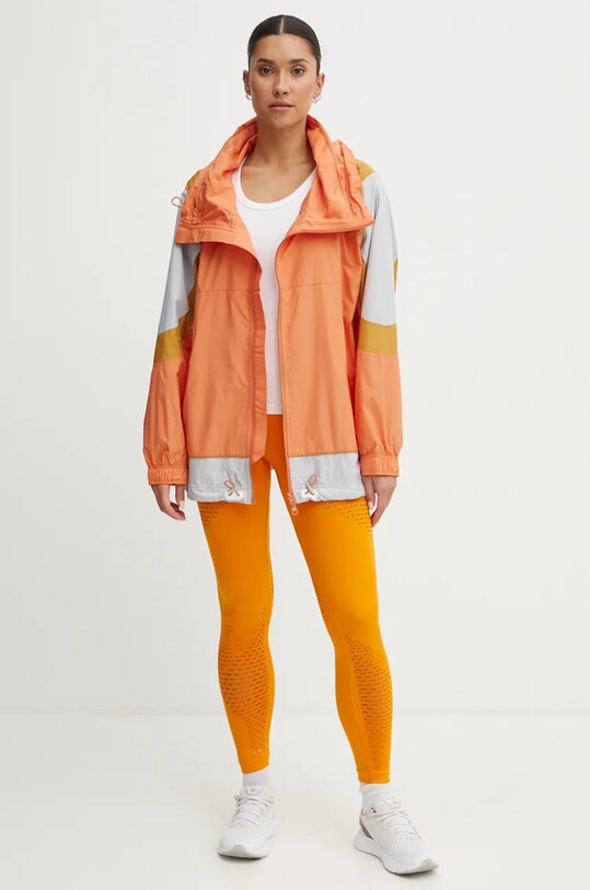 adidas by Stella McCartney jacheta de antrenament IW9926 portocaliu AW24
