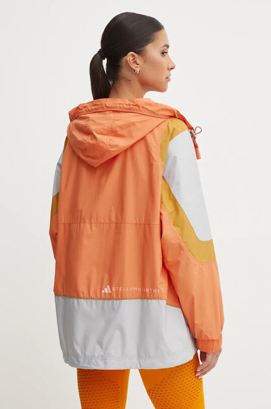 Îmbrăcăminte adidas by Stella McCartney jacheta de antrenament IW9926 portocaliu