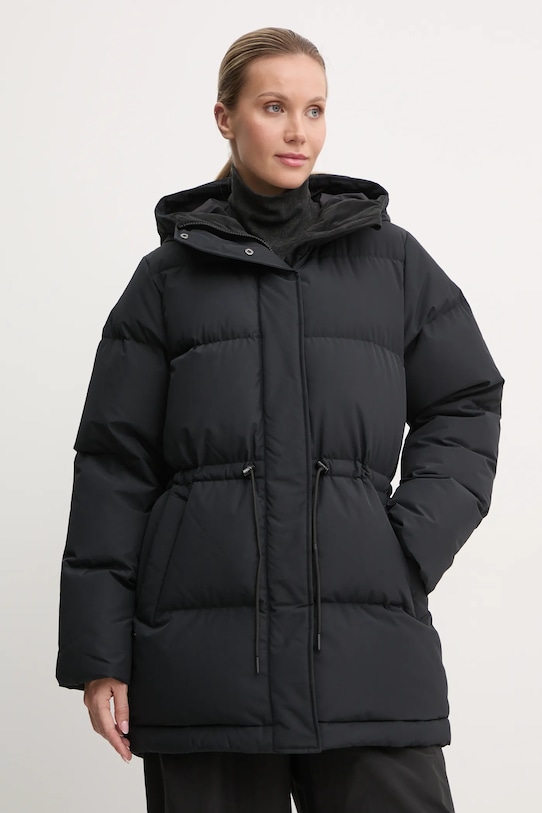 Péřová bunda Peak Performance Firn Down s podšívkou černá G79877