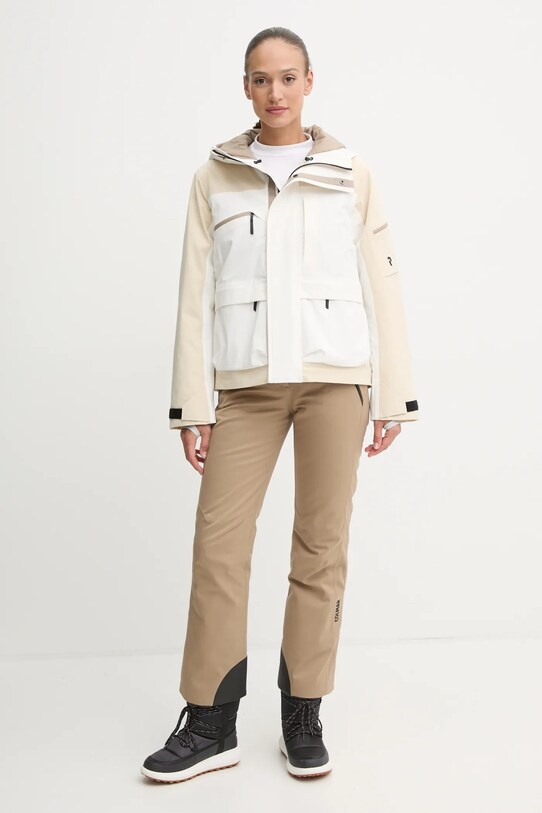 Лыжная куртка Peak Performance Stretch G78996 бежевый AW24