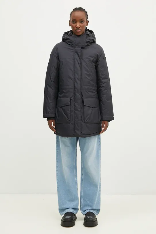 Bunda Napapijri A-Cians s podšívkou černá NP0A4I930411