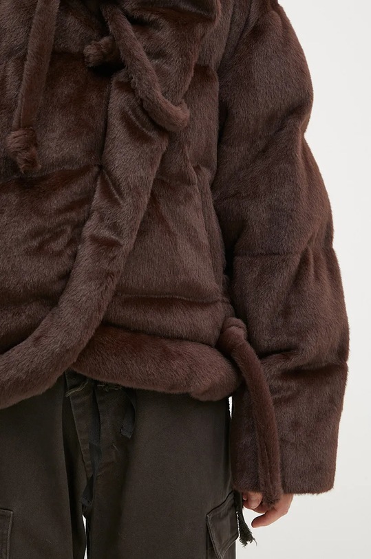 Ottolinger jacket Furry Strappy Puffer Jacket brown 1090602521