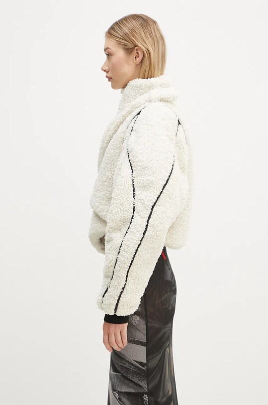 Ottolinger geacă Asymmetrical Teddy Jacket 1090603121 bej AW24