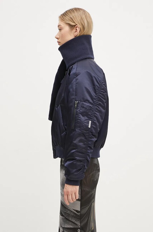 Ottolinger kurtka bomber Scarf Bomber Jacket 1090604221 granatowy AW24