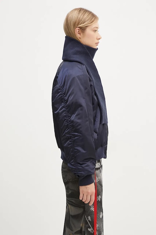 Ottolinger kurtka bomber Scarf Bomber Jacket granatowy 1090604221