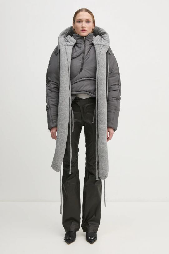 Ottolinger jacket Deconstruced Cropped Puffer Jacket with gray 2209060111