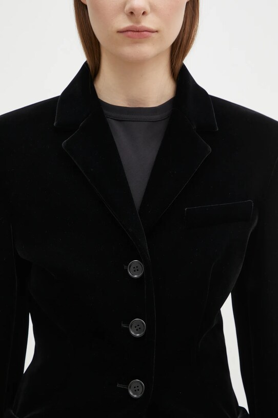 Велюровий піджак Sportmax Albero1234 чорний 2422916013600
