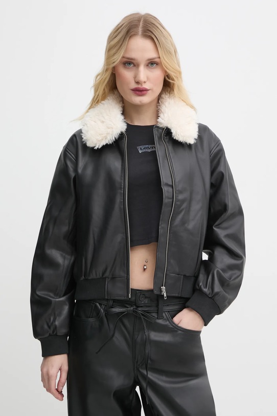 Levi's geaca cu captuseala negru A8975