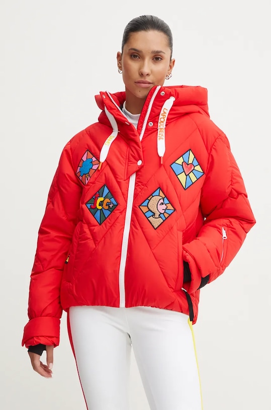 Rossignol kurtka narciarska puchowa Lumy x JCC czerwony RLNWJ32