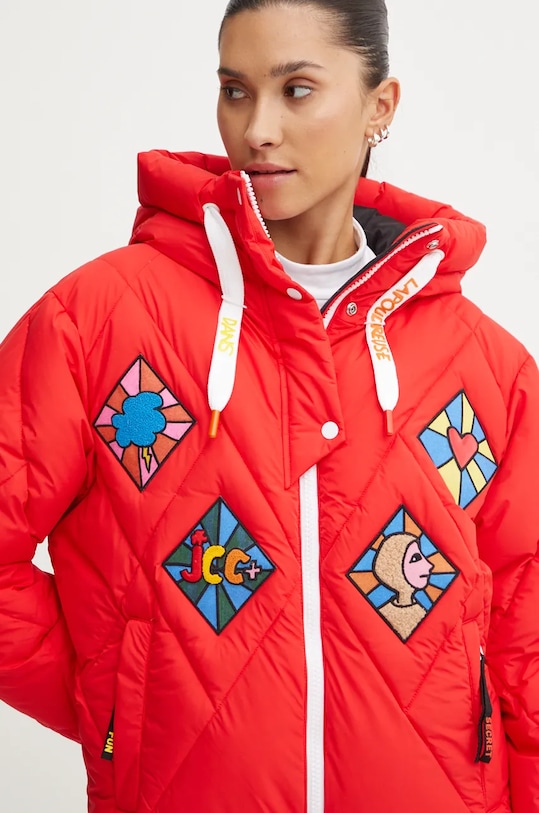 Rossignol kurtka narciarska puchowa Lumy x JCC RLNWJ32 czerwony