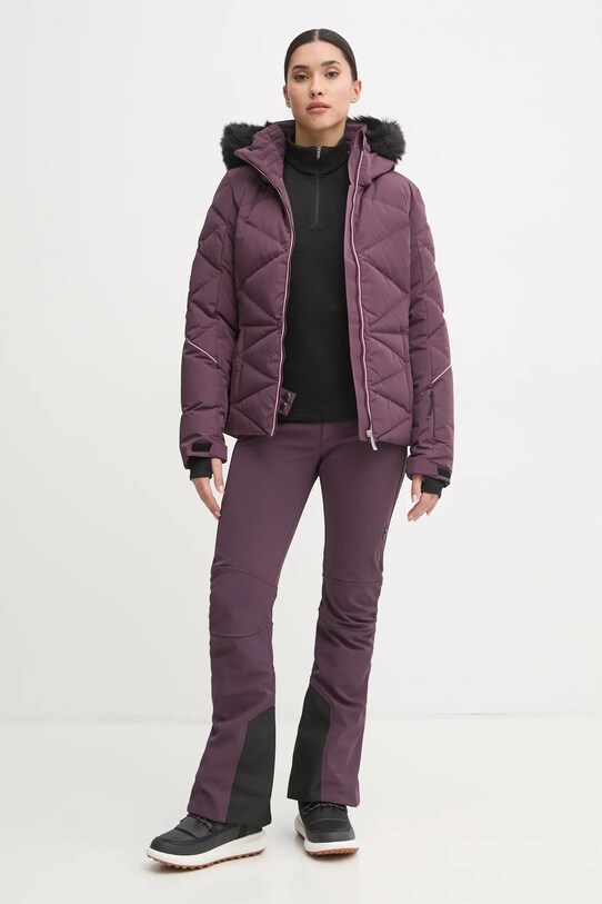 Lyžařská bunda Rossignol Staci Pearly RLMWJ40 fialová AW24