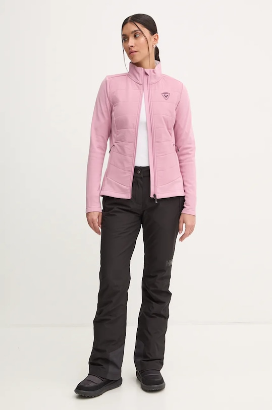 Rossignol bluza sportowa Classique Hybrid RLNWL16 różowy AW24