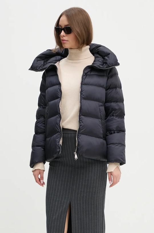 Péřová bunda Hetrego ERIN s podšívkou námořnická modř 8N601