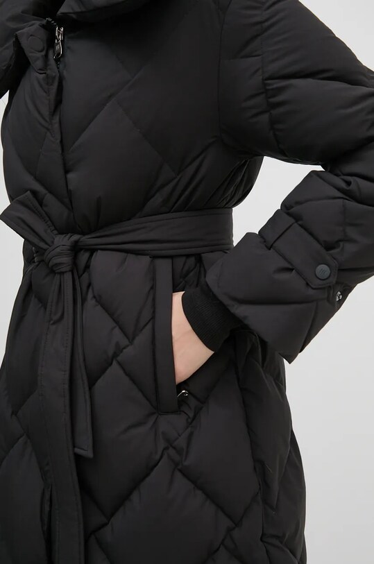 Μπουφάν με επένδυση από πούπουλα Hetrego JENNA 8N695 μαύρο