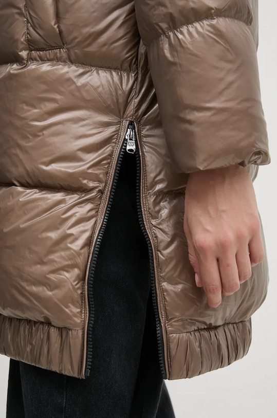 Μπουφάν με επένδυση από πούπουλα Hetrego SARAH πράσινο 8N722