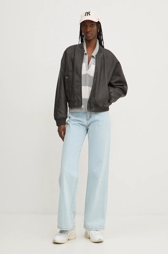 Hollister Co. kurtka bomber KI344.4060.900 szary AW24