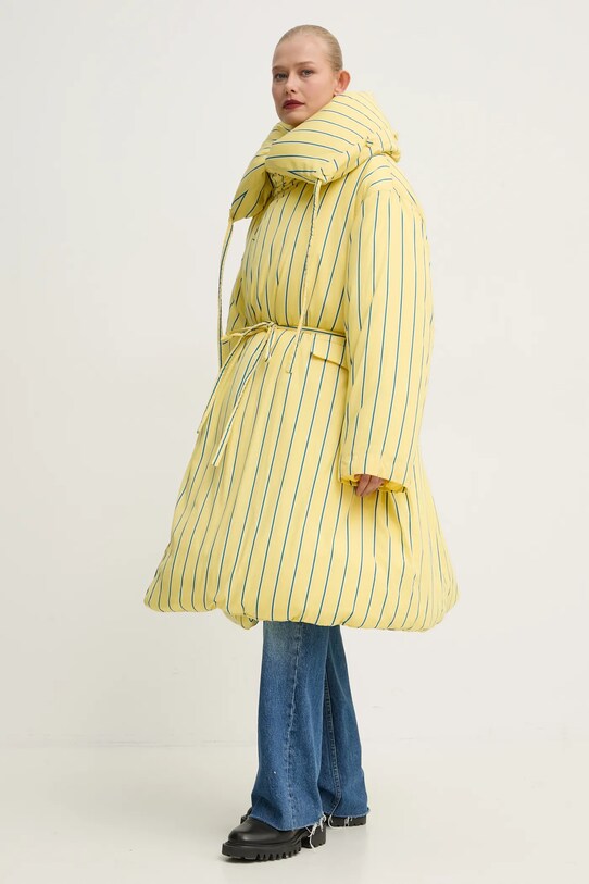 Bunda Sunnei RTWXOUW012 žltá AW24