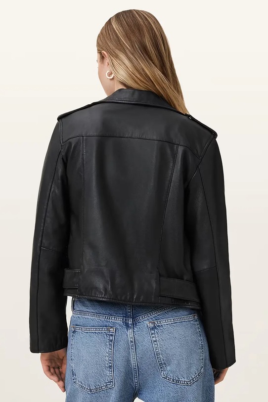 AllSaints rokerica ženska kožna BALFERN BIKER W084LB crna AA00