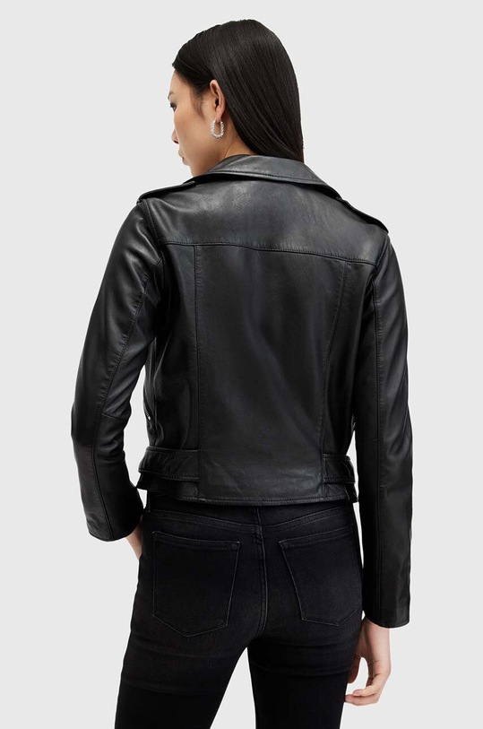 Шкіряна куртка AllSaints BALFERN BIKER чорний W084LB