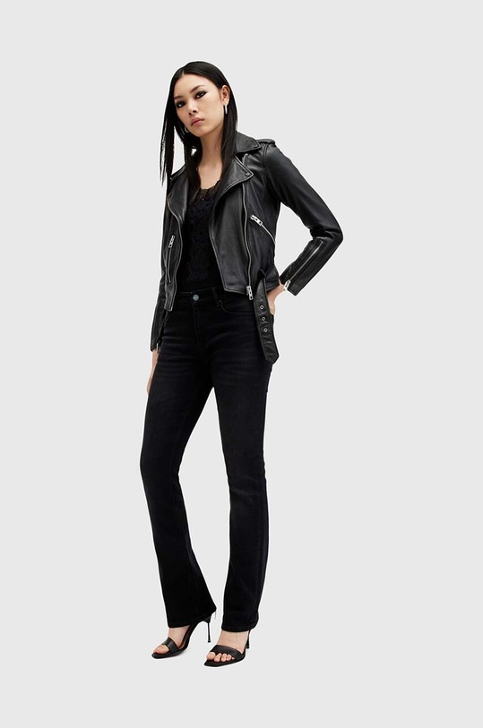 Кожаная куртка AllSaints BALFERN BIKER W084LB