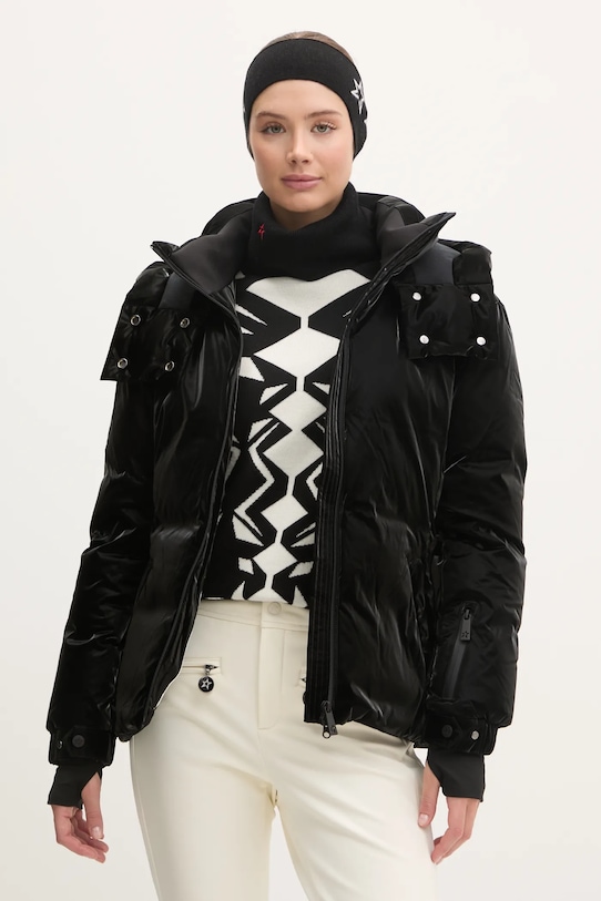 Perfect Moment geacă de schi din puf Candice Sporturi de iarnă negru W3001048.2224