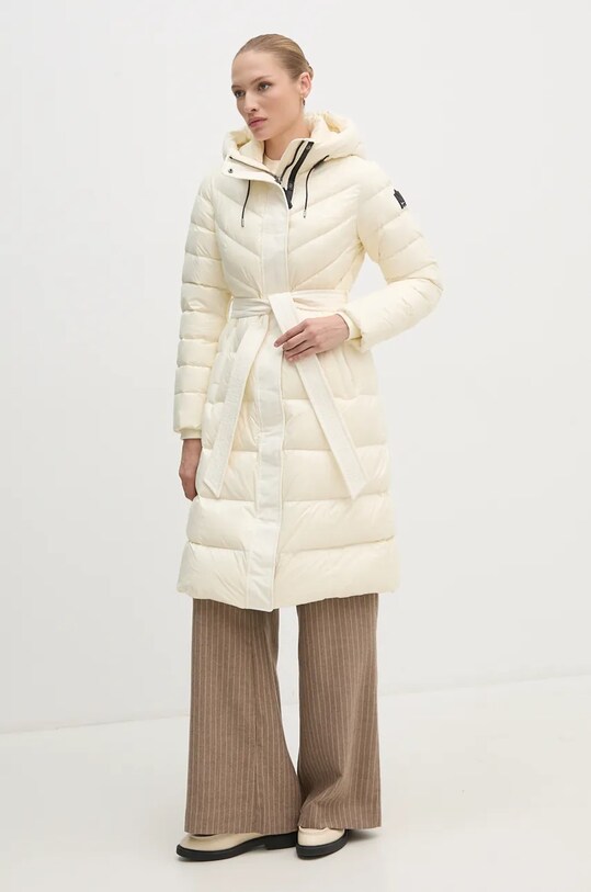 Μπουφάν με επένδυση από πούπουλα MACKAGE CORALIA μπεζ AW24