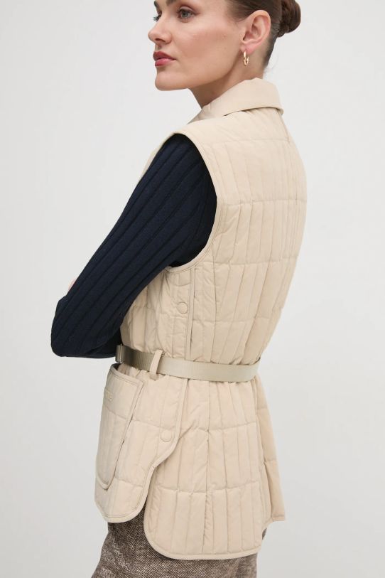 MACKAGE gilet in piuma HELIA beige