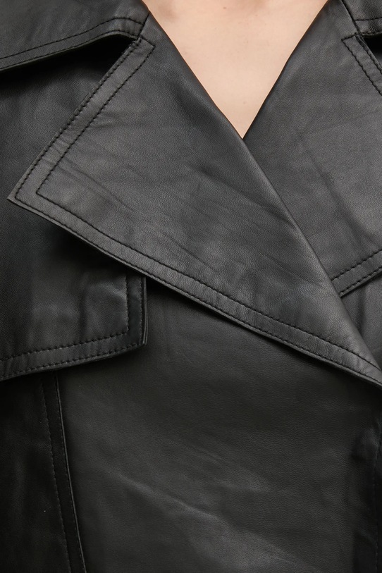 OUI geaca de piele 90008 negru