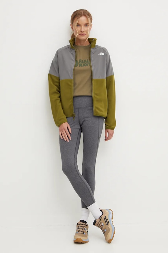 Športová mikina The North Face Glacier Heavyweight NF0A89JA4OS1 zelená AW24