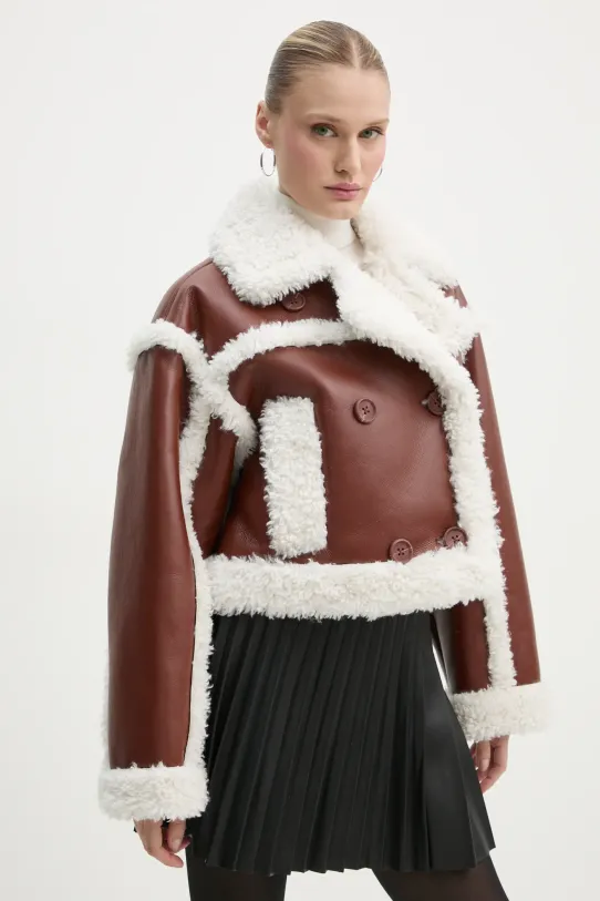 Stand Studio kurtka Kristy Jacket bez kaptura brązowy 61090.9010