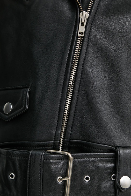 Kožený křivák Stand Studio ICON Biker Jacket 61792.7030 černá