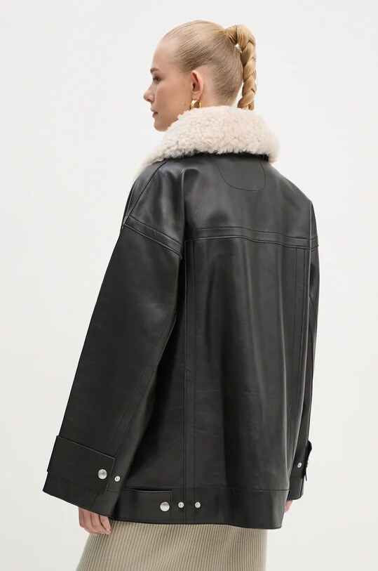 Odzież Stand Studio kurtka skórzana Emelia Jacket 62271.7540 czarny