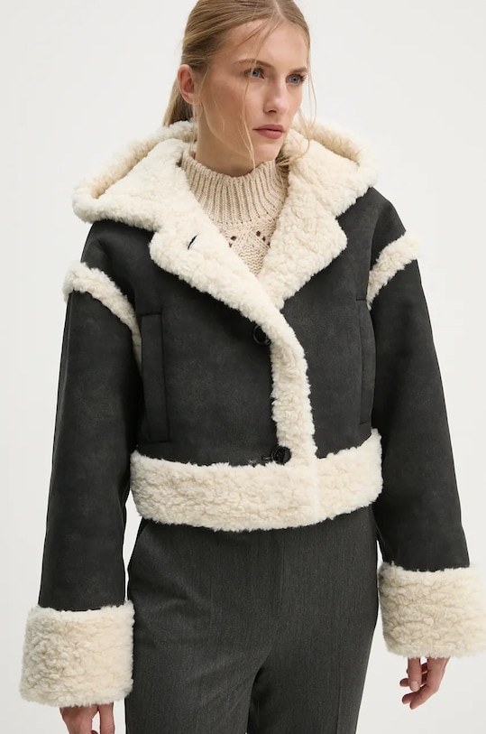 Μπουφάν Stand Studio London Jacket μαύρο 66341.9142