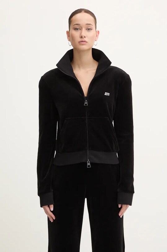 Miss Sixty felpa in velluto senza nero 6L4WJ4440000