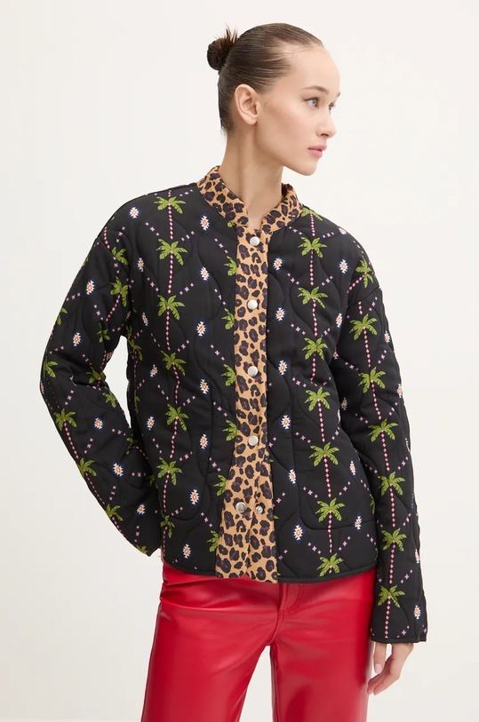 Never Fully Dressed geaca cu doua fete Havana Quilted Jacket NFDOU352 negru AW24