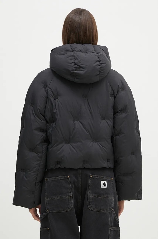 Clothing GANNI down jacket Nylon Tech Puffer Short Jacket F9546 black