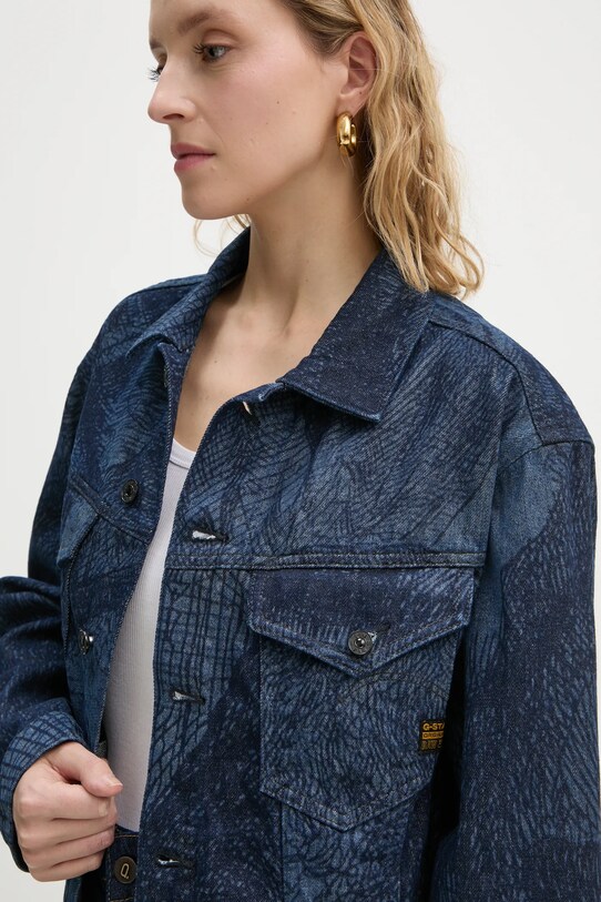 G-Star geacă din denim bleumarin D26401.D317