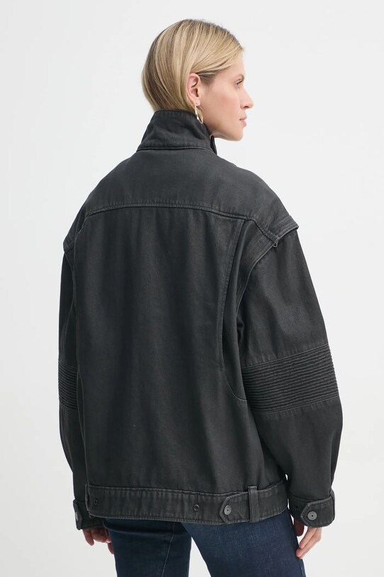 Îmbrăcăminte G-Star geacă din denim D25365.D490 negru