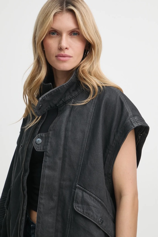 G-Star kurtka jeansowa czarny D25365.D490