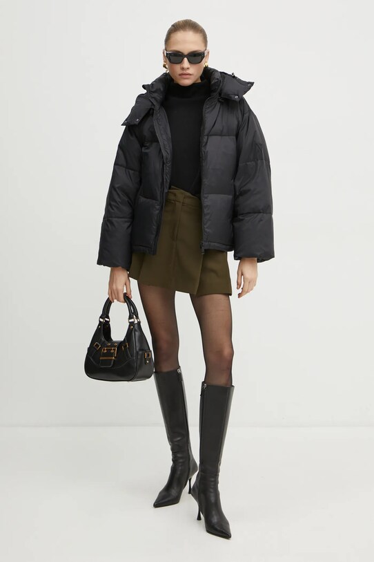 Пухова куртка Guess W3BL91.WG0V0 чорний AW24