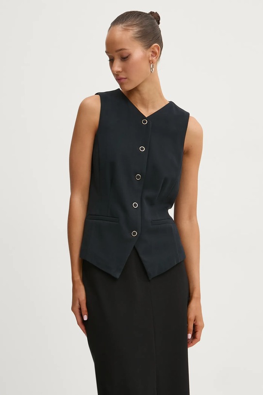 Елек Abercrombie & Fitch с подплата тъмносин KI140.4495.900