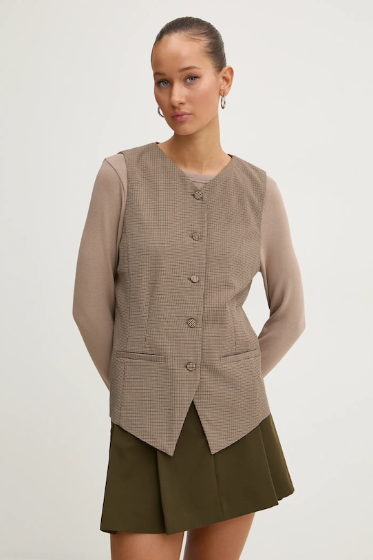 Abercrombie & Fitch vesta cu captuseala maro KI140.4497.426