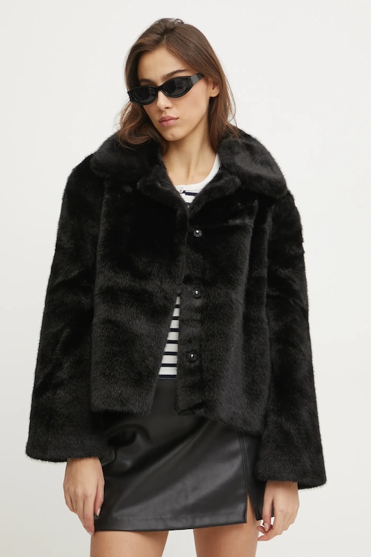 Abercrombie & Fitch kurtka bez kaptura czarny KI144.4284.900