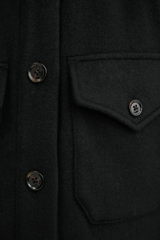 Abercrombie & Fitch geaca de lana KI144.4296.900 negru