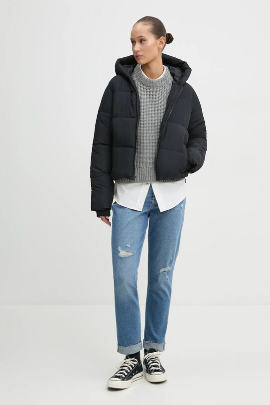 Hollister Co. kurtka KI344.4634.900 czarny AW24