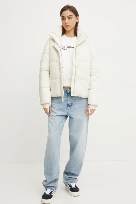 Hollister Co. kurtka KI344.4654.103 beżowy AW24