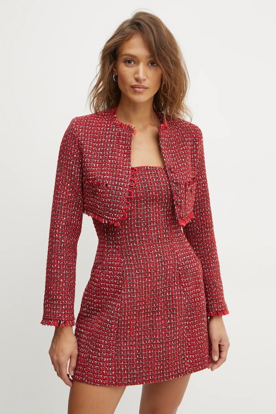 Bardot marynarka KAROLINE czerwony 59729JB