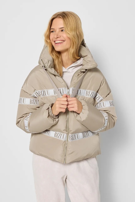Páperová bunda Bizuu TOKYO zateplené béžová TOKYO.BEZOWY.AW24
